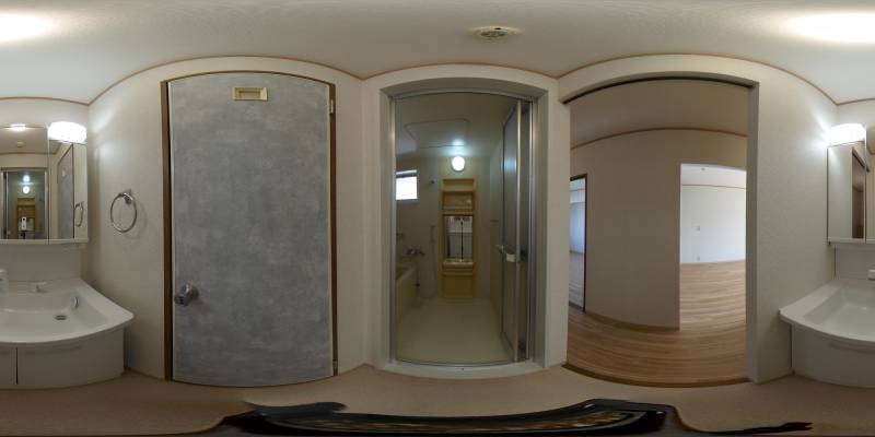 パノラマ画像洗面所