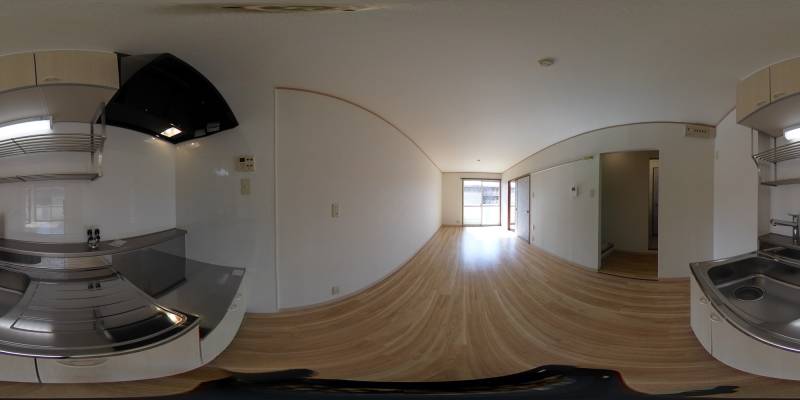 パノラマ画像キッチン