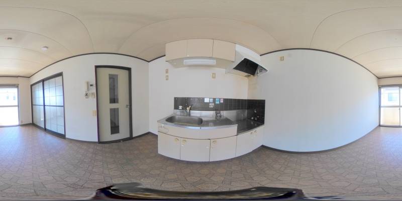 パノラマ画像キッチン