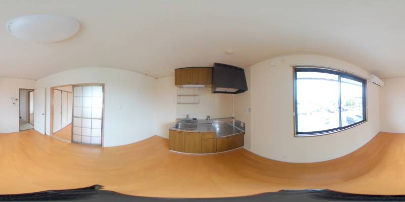 パノラマ画像キッチン