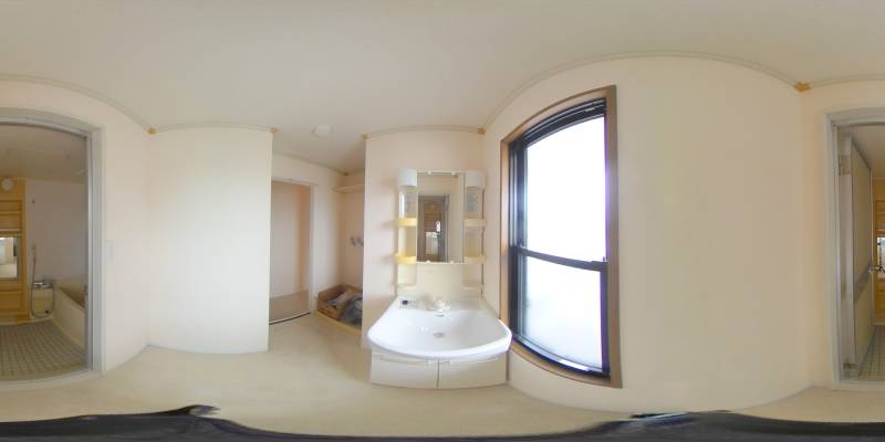 パノラマ画像洗面所