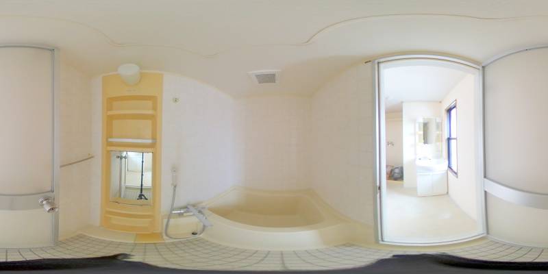 パノラマ画像バスルーム