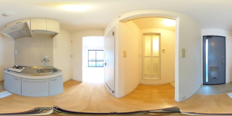 パノラマ画像キッチン