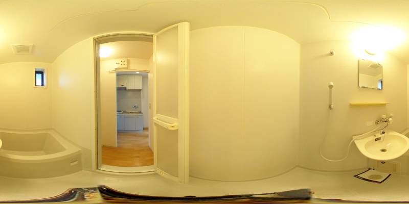 パノラマ画像バスルーム