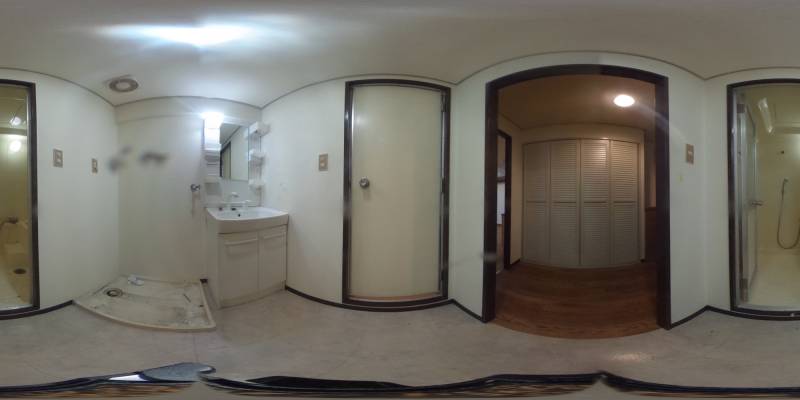 パノラマ画像洗面所