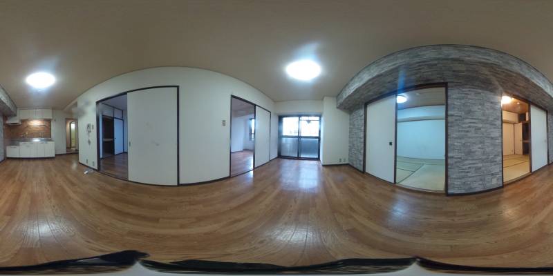 パノラマ画像リビング