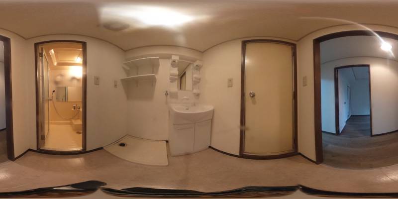 パノラマ画像洗面所