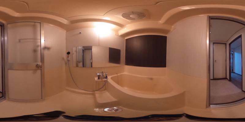 パノラマ画像バスルーム