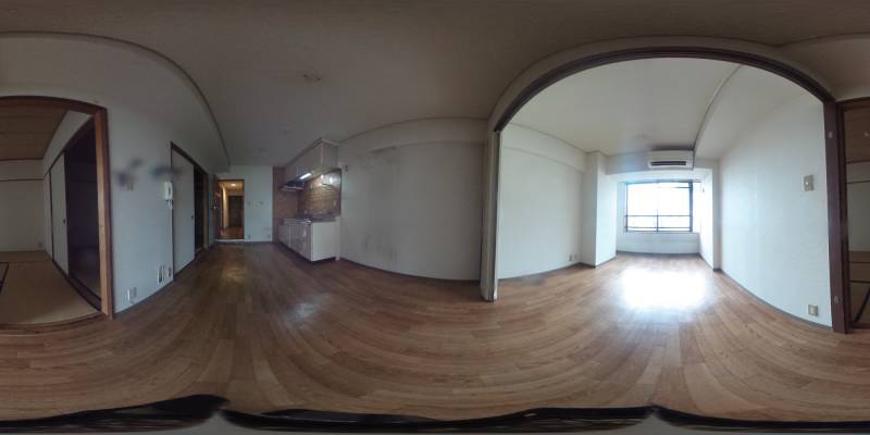 パノラマ画像リビング