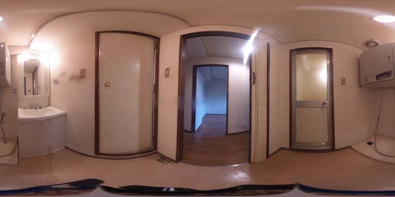 パノラマ画像洗面所