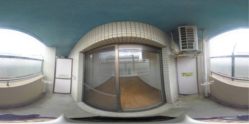 パノラマ画像バルコニー