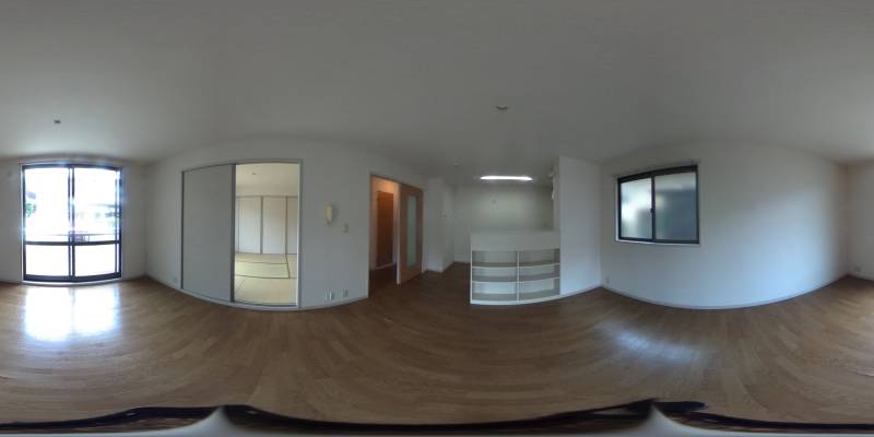 パノラマ画像リビング