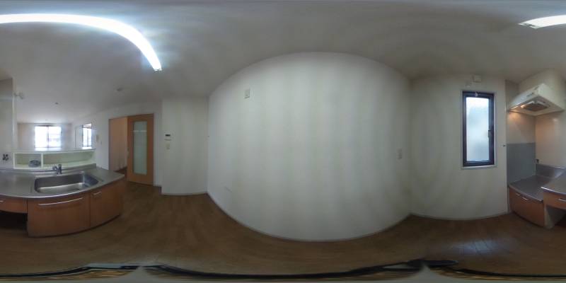 パノラマ画像キッチン