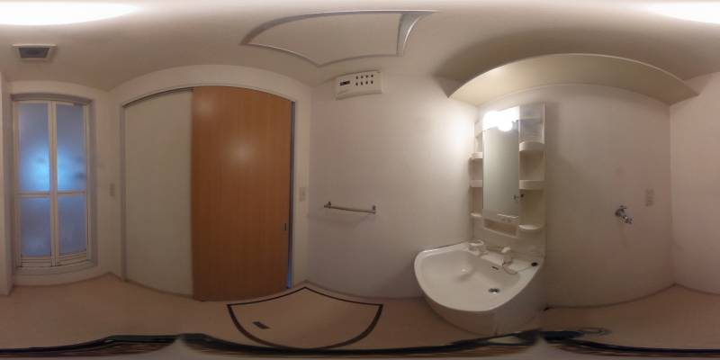 パノラマ画像洗面所