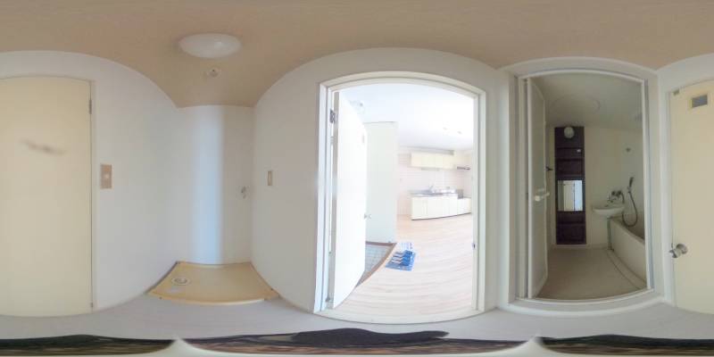 パノラマ画像バスルーム