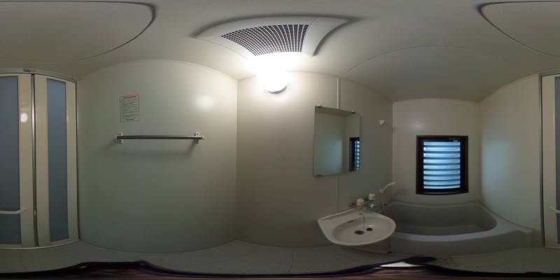 パノラマ画像バスルーム