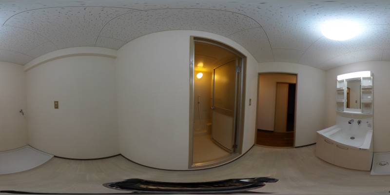 パノラマ画像洗面所