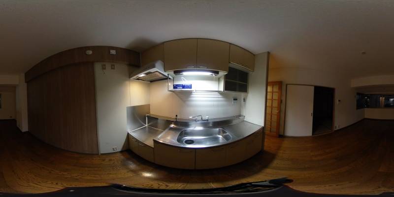 パノラマ画像キッチン