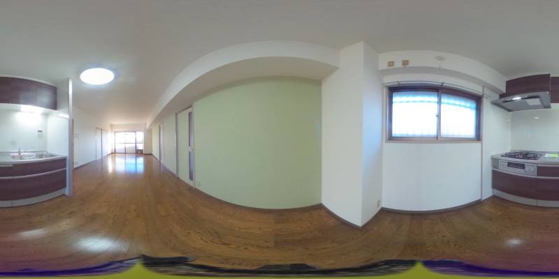 パノラマ画像キッチン