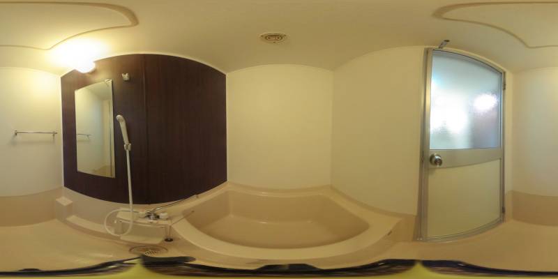 パノラマ画像バスルーム