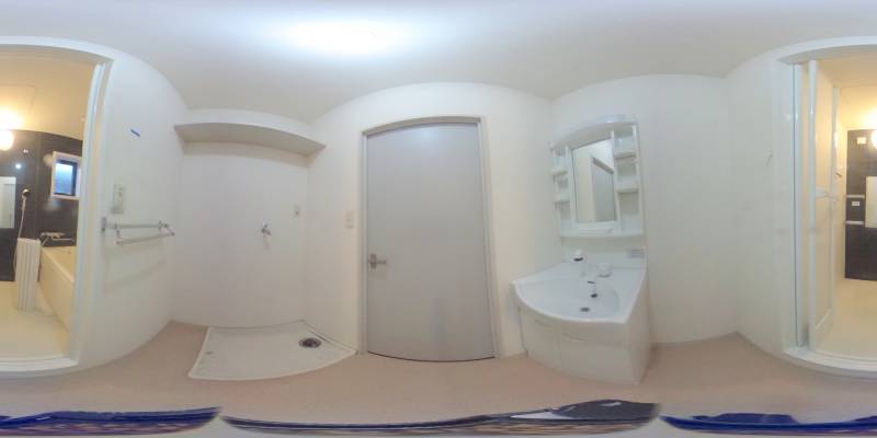 パノラマ画像洗面所