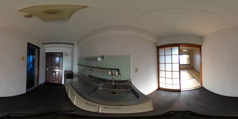 パノラマ画像キッチン