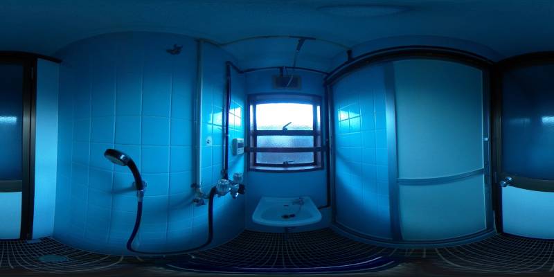 パノラマ画像バスルーム