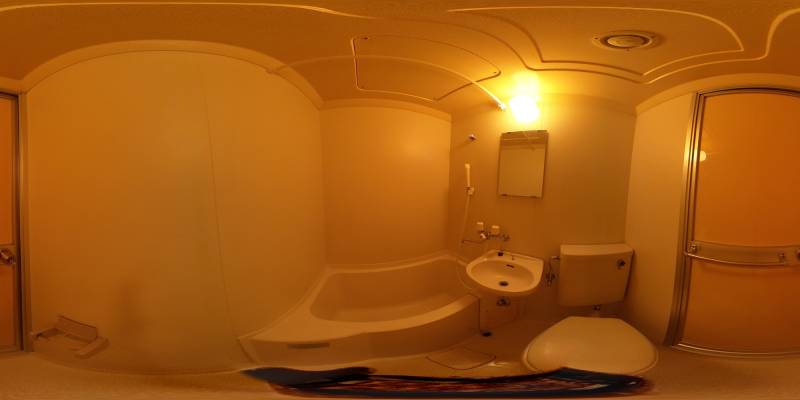 パノラマ画像バスルーム