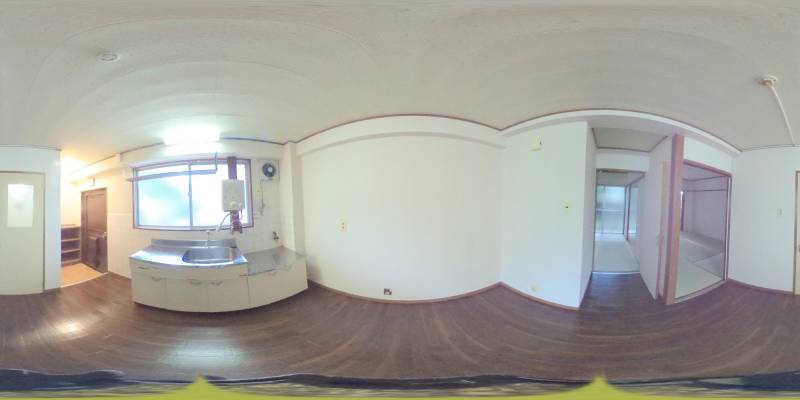 パノラマ画像キッチン