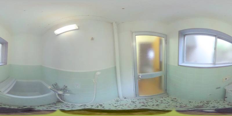 パノラマ画像バスルーム