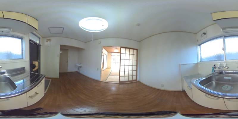 パノラマ画像キッチン