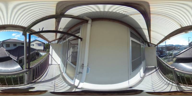 パノラマ画像バルコニー