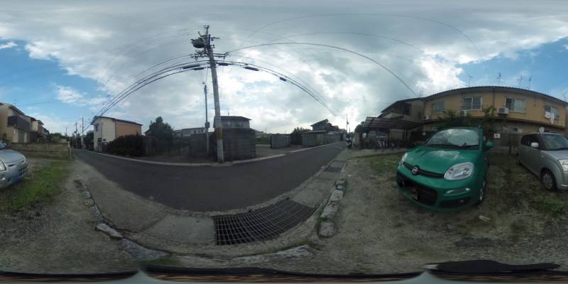 パノラマ画像駐車場