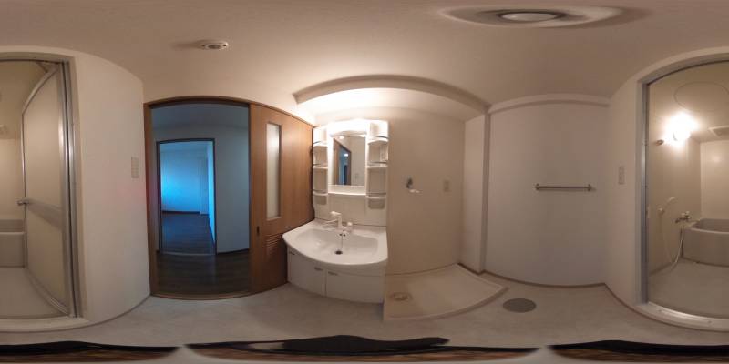 パノラマ画像バスルーム