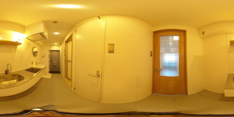 パノラマ画像キッチン