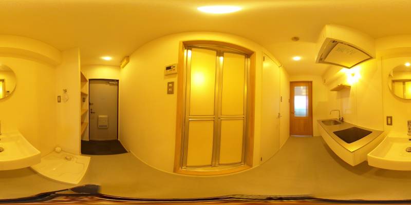 パノラマ画像洗面所