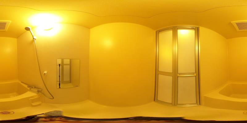 パノラマ画像バスルーム