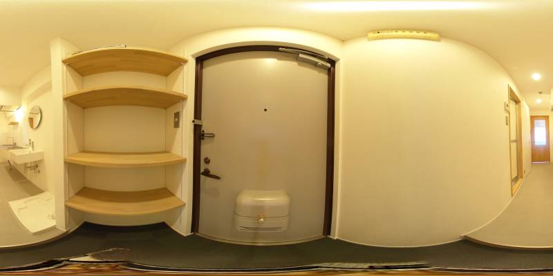 パノラマ画像玄関