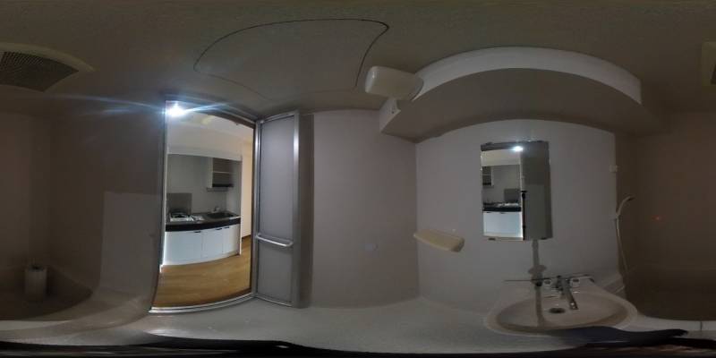 パノラマ画像バスルーム