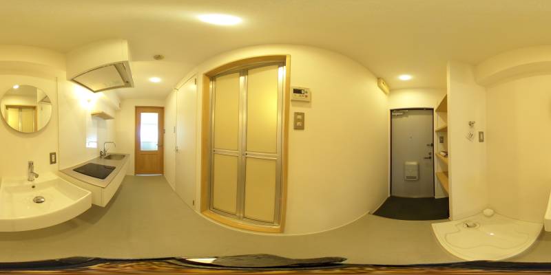 パノラマ画像洗面所