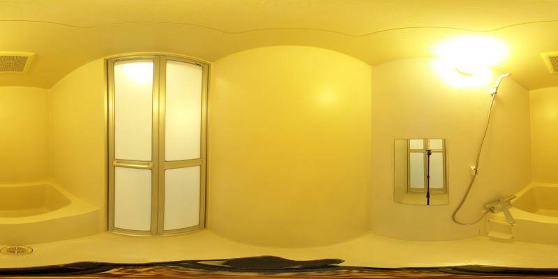 パノラマ画像バスルーム