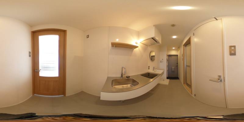 パノラマ画像キッチン