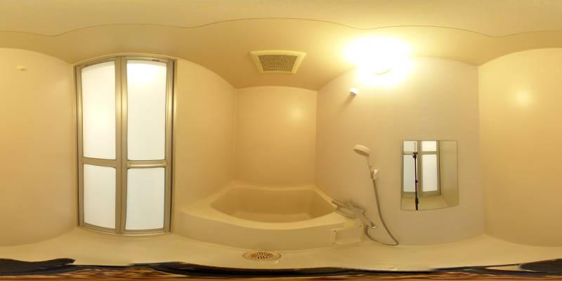 パノラマ画像バスルーム