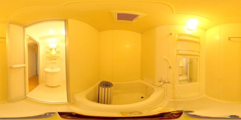 パノラマ画像バスルーム