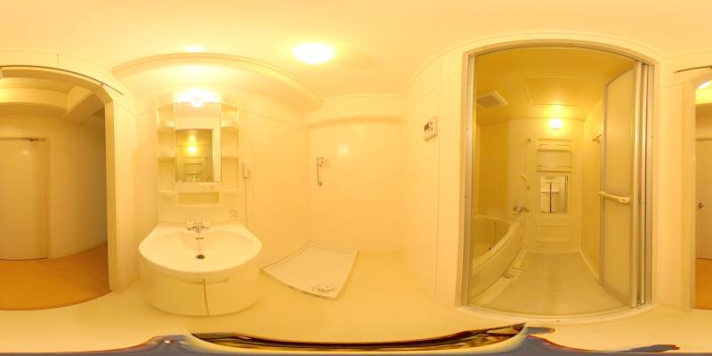 パノラマ画像洗面所