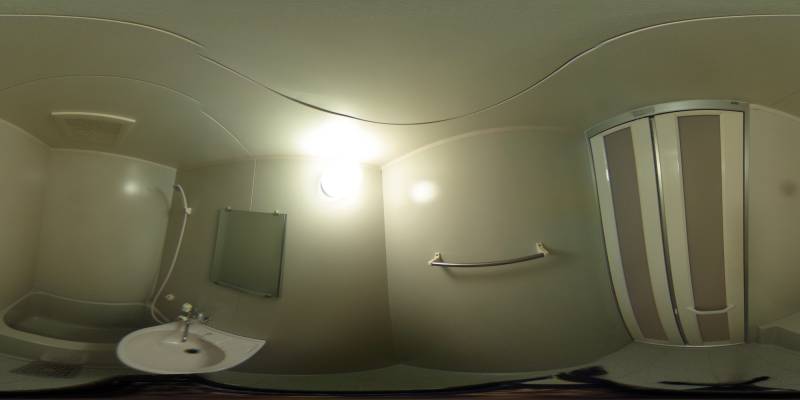 パノラマ画像バスルーム