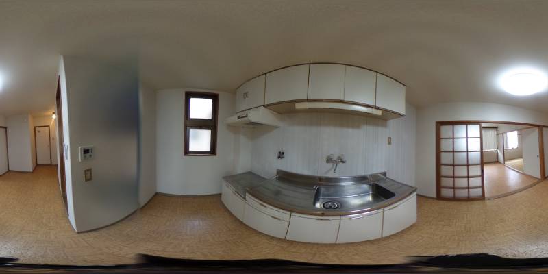 パノラマ画像キッチン