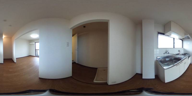 パノラマ画像キッチン