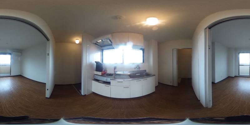 パノラマ画像キッチン