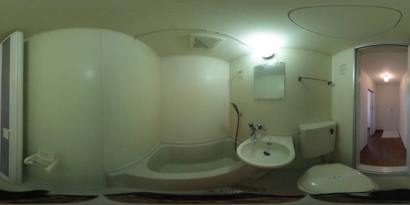 パノラマ画像バスルーム